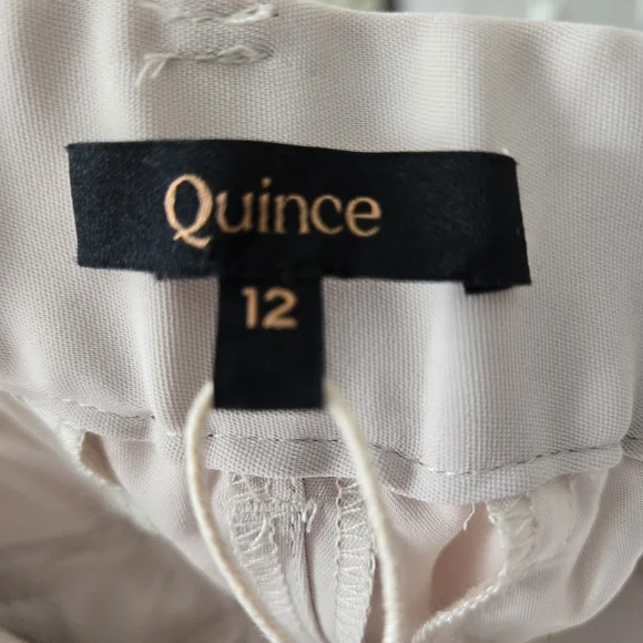 Quince Cream High-Rise Wide-Leg Trousers - Picture 6 of 6